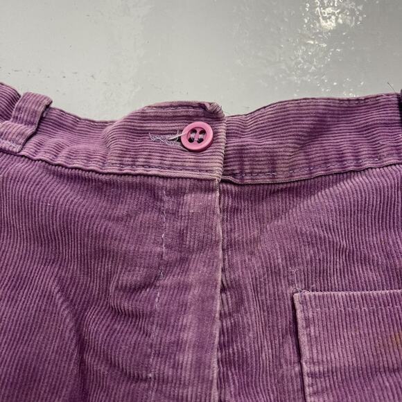Vintage 70s Wrangler Purple Corduroy Shorts 25x1 - Picture 3 of 6